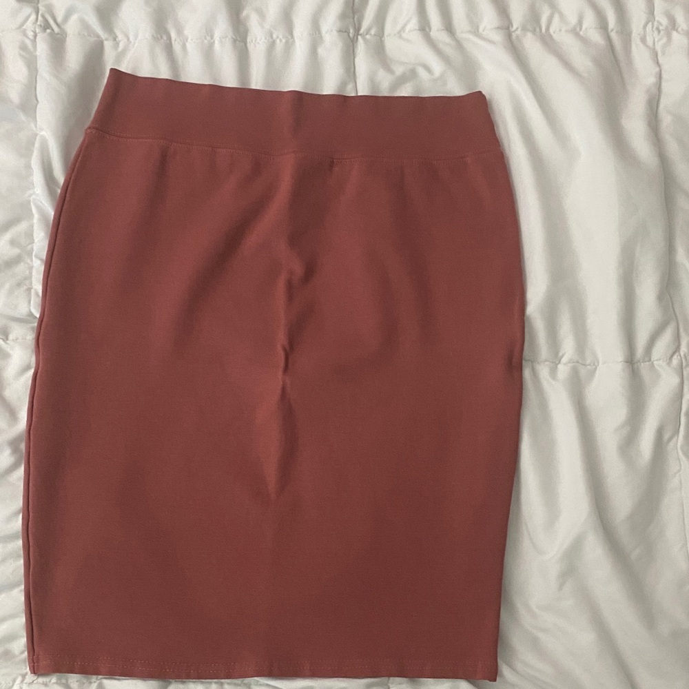 Elegant Rust Skirt